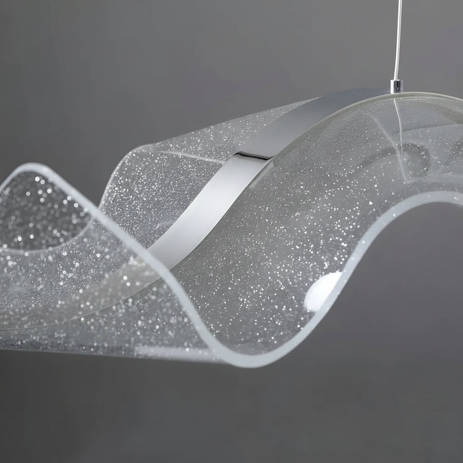 LED csillár távirányítóval, felfüggesztett AMI 63W, lineáris, hideg/meleg/semleges fény, fehér, állítható magasságú
