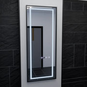 Mirror LED téglalap, 60x150cm, Bianca érzékelő radar Marcello, szünetrendszer, óra és hőmérő, dimálható, öltözködés couture