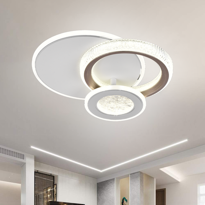 LED LED nyxora 36W, 3 kör, hideg/forró/semleges fény, fekete