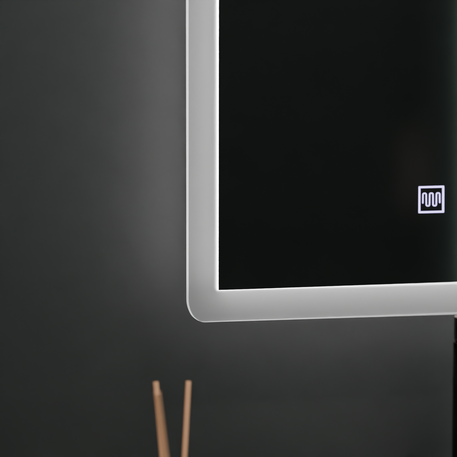Mirror LED Touch Alecsidra -szigorú rendszer 45x60cm
