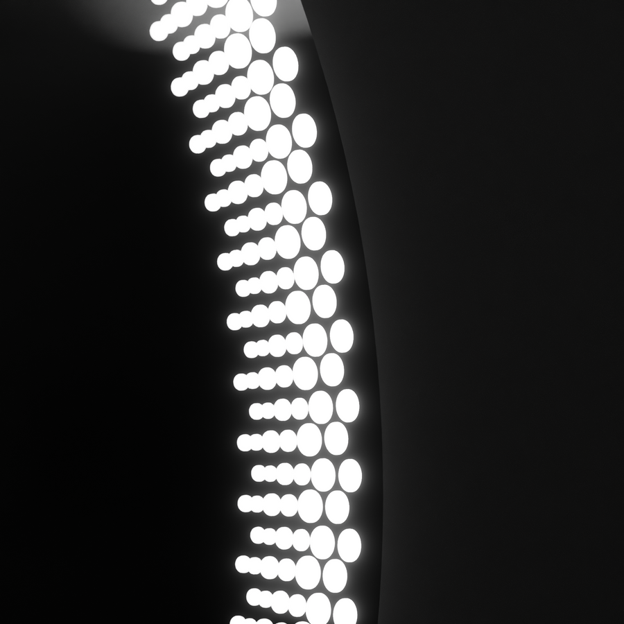 Kerek LED -tükör, 70 cm, Corona érintés, leolvasztási rendszer, dimablable