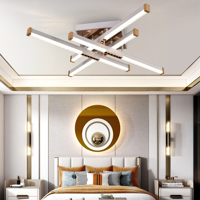 LED csillár távirányítóval LT178/4WH, 54W, 4 elem, hideg/meleg/semleges fény, szabályozható, fehér