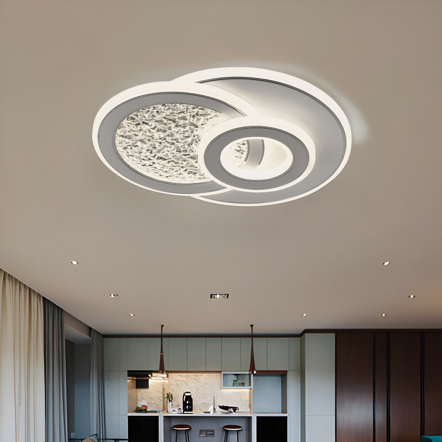 LED LED Kompacic 34W, 3 kör, hideg/forró/semleges fény, fehér