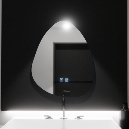 Organic LED tükör 80x60cm - Fluido Touch Deframame Dimable System