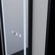 Mirror LED téglalap, 60x150cm, Bianca érzékelő radar Marcello, szünetrendszer, óra és hőmérő, dimálható, öltözködés couture