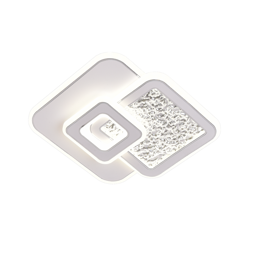 LED LED Kompacic 36W, 3 négyzet, hideg/forró/semleges fény, fehér