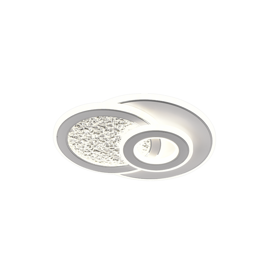 LED LED Kompacic 34W, 3 kör, hideg/forró/semleges fény, fehér