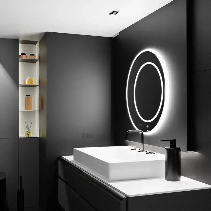 Mirror LED Touch Július rendszer diszpozíció 60x60 cm Marcello Funghi gyűjtemény