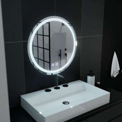 Kerek LED -tükör 70 cm -es lucea touch leolvasó rendszer