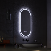LED Touch Wilhelm Mirror -behatolási rendszer, óra és hőmérséklet 50x80 cm