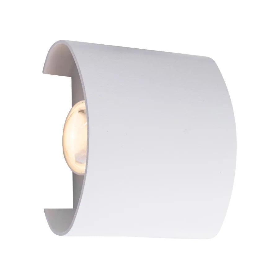 Fantasis külső és belső LED, 2 forrás x 1w, ip65, fém, fehér, 3000 ezer