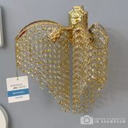 Vigyen fel Crystal Sapphire 2x E27 fényes arany aranyat, kristályt