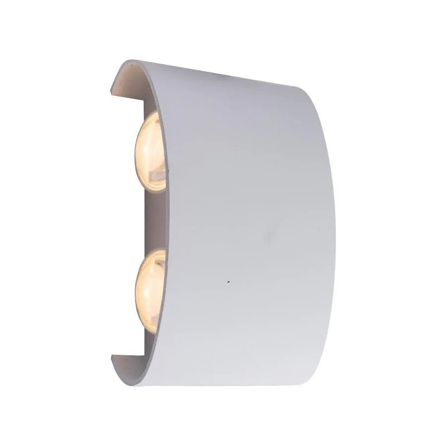 Fantasis külső és belső LED, 4 forrás x 1w, ip65, fém, fehér, 3000 ezer
