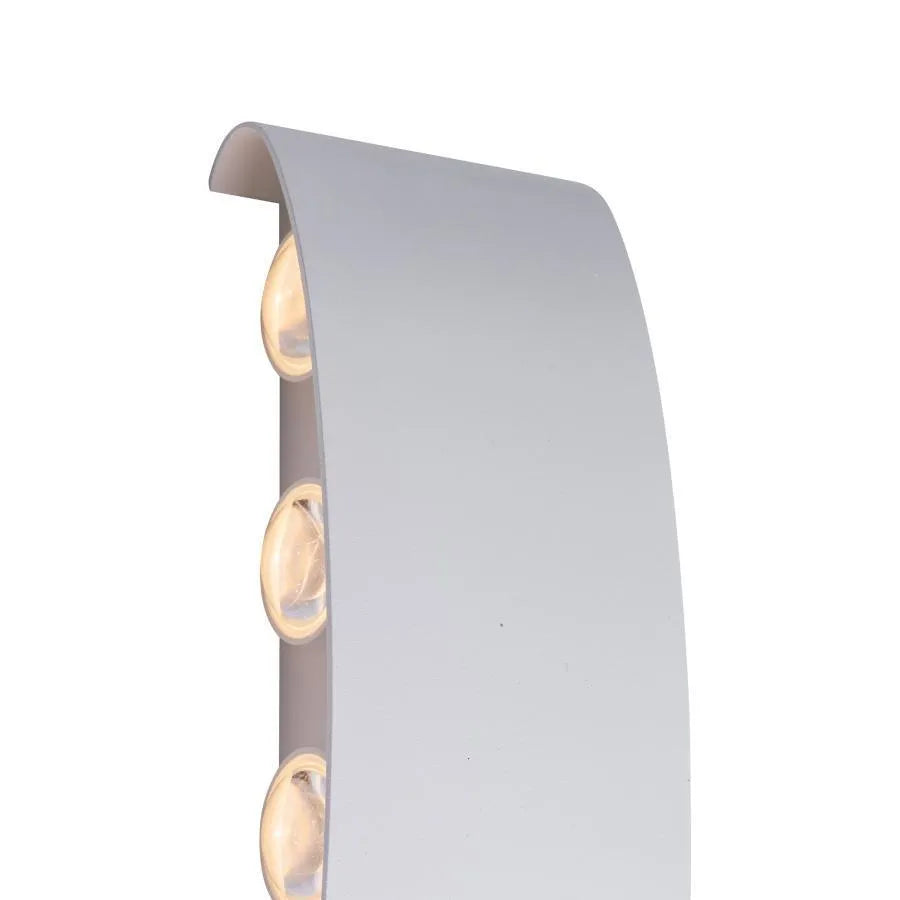 Fantasis alkalmazza a belső/külső LED -t, 8 forrás x 1w, ip65, fehér, 3000k
