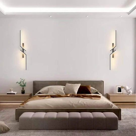 Avyaan LED fali lámpa 22W fekete Belső fali lámpák Alapértelmezett cím Alessandro Design