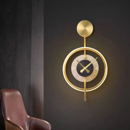 Alkalmazza a LED Bridger 18W integrált fekete arany órát