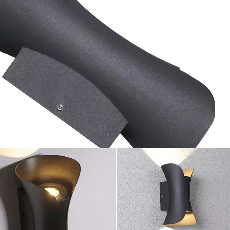 Vigyen fel a külső LED HEBA, 10W IP65, fém, fekete