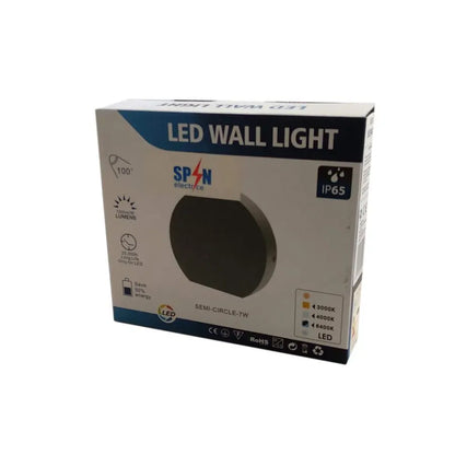 Alkalmazza a külső LED ORYA 7W 3000K IP65 BLACK -t