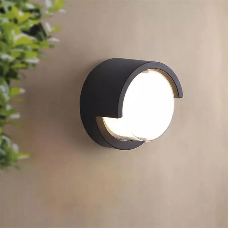 Vigyen fel szabadtéri LED -es Pyri, 12W, fém, fekete