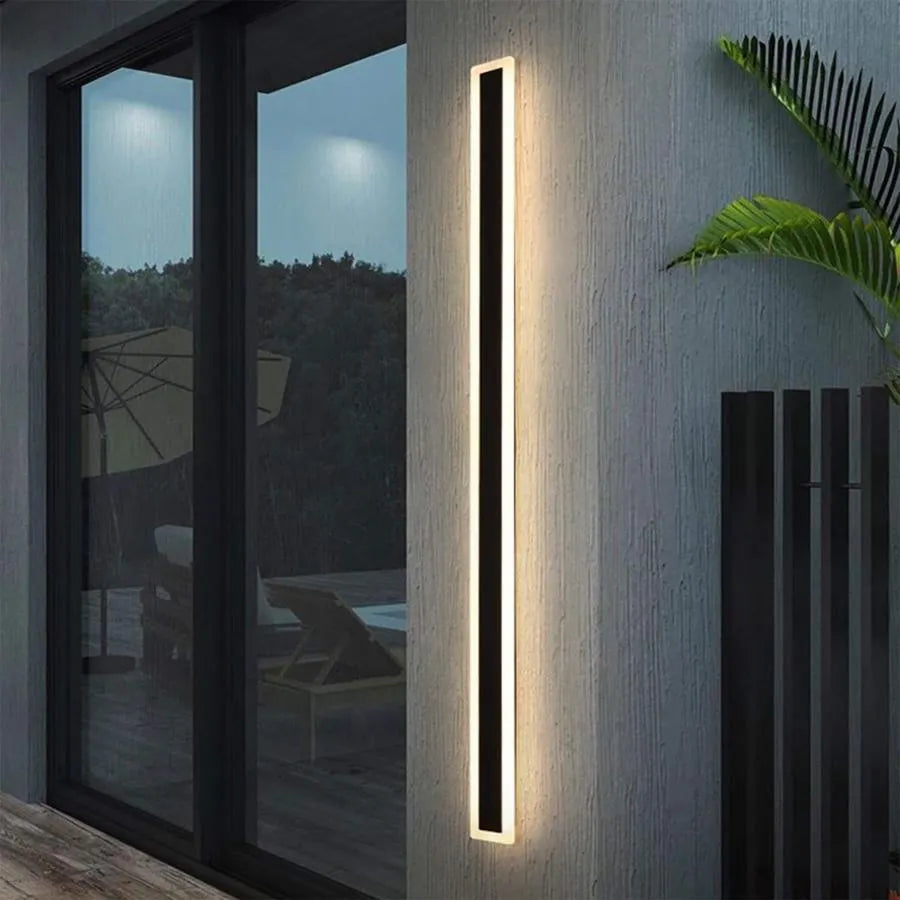 Vigyen fel Salma, 12W, IP65 külső LED, fém, fekete