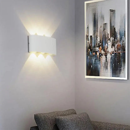 Fantasis külső és belső LED, 6 forrás x 1w, ip65, fém, fehér, 3000 ezer