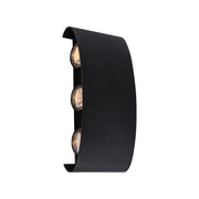 Fantasis külső és belső LED, 6 forrás x 1w, ip65, fém, fekete, 3000 ezer