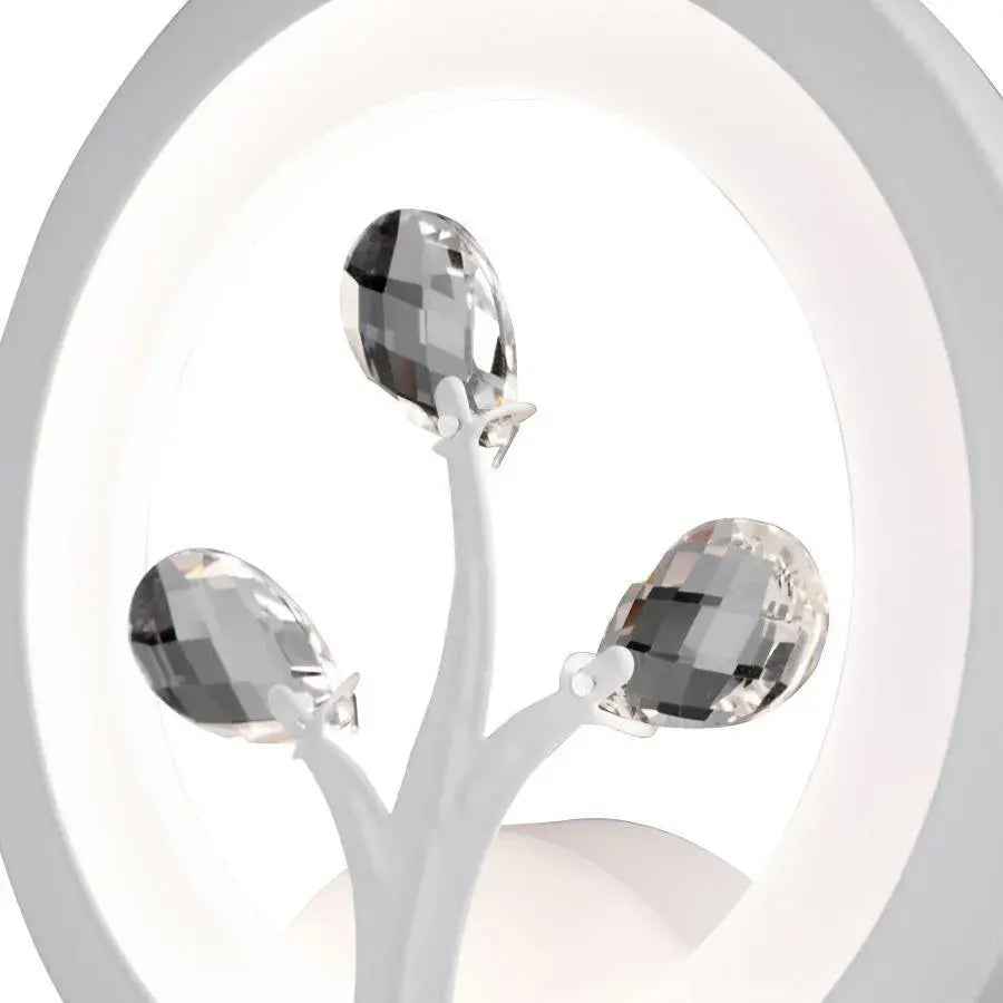 Alkalmazza a Daisy LED -t, 13W, hideg/forró/semleges fényt, fehér kristálytal