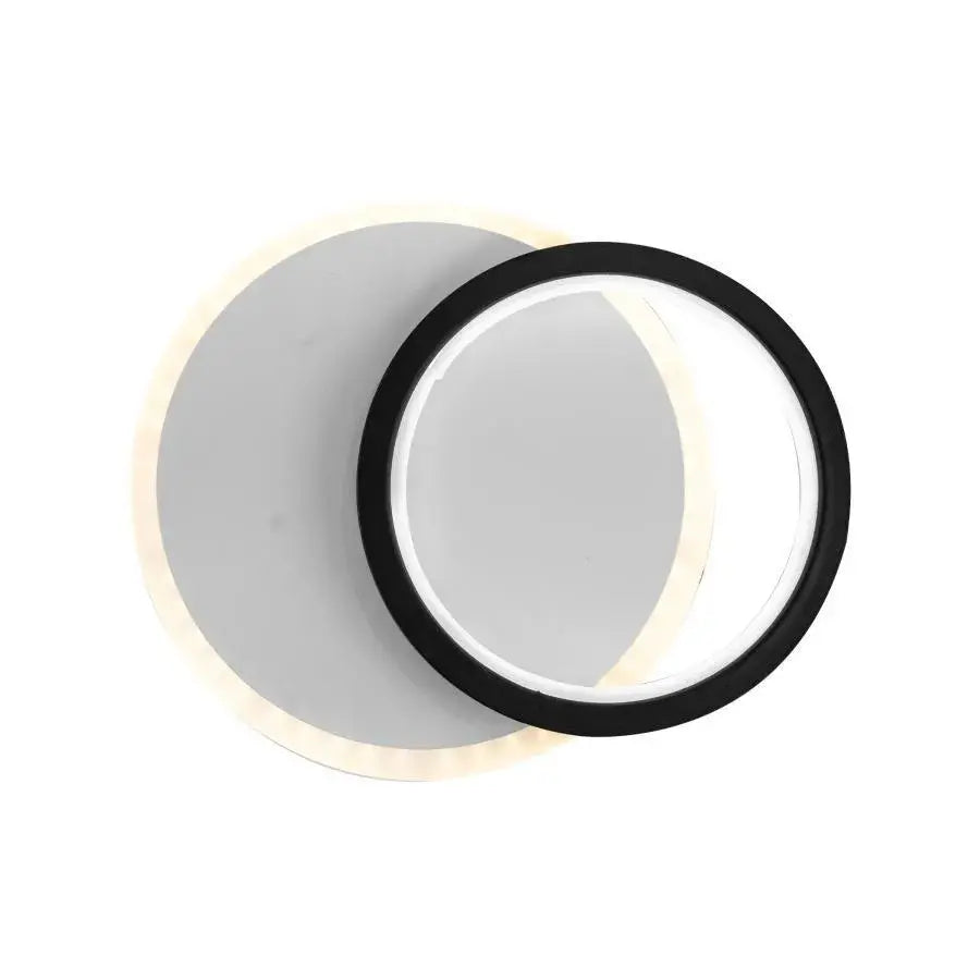 Vigyen fel 27W LED LED, 2 kör, hideg/forró/semleges fény, fekete -fehér