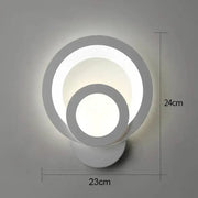 Vigyen fel Urban LED 19W kerek könnyű hideg/meleg/neutra akril és fehér fém