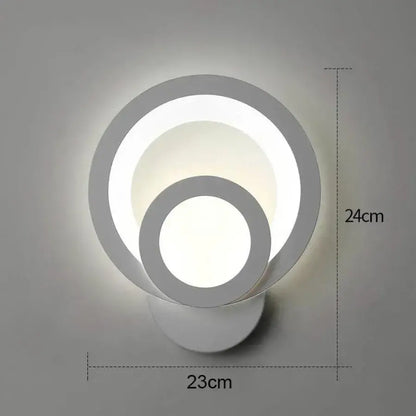Vigyen fel Urban LED 19W kerek könnyű hideg/meleg/neutra akril és fehér fém