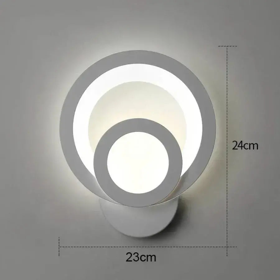 Vigyen fel Urban LED 19W kerek könnyű hideg/meleg/neutra akril és fehér fém
