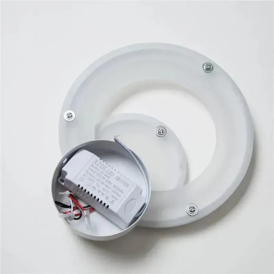 Vigyen fel Urban LED 19W kerek könnyű hideg/meleg/neutra akril és fehér fém