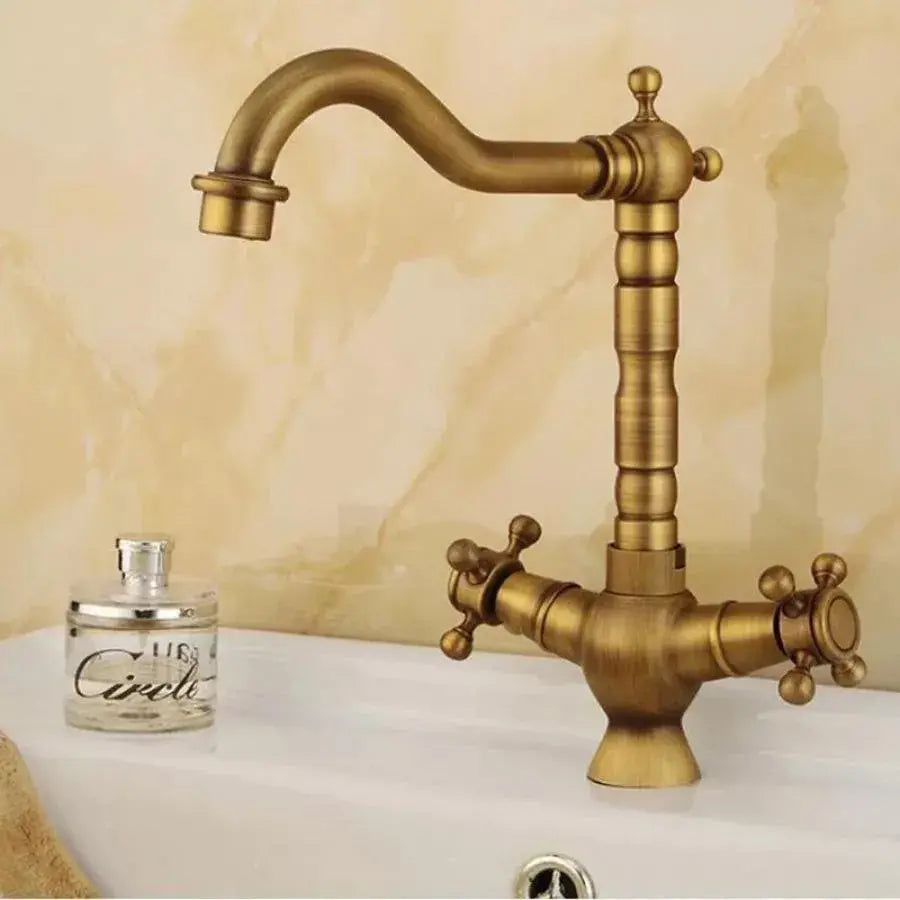 Washbasin akkumulátor, egészségügyi sárgaréz, antik sárgaréz, OD01/D