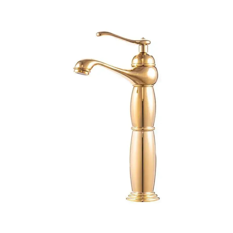 Washbasin akkumulátor, egészségügyi sárgaréz, arany, CF/1010