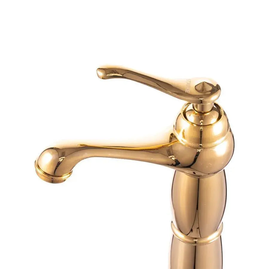 Washbasin akkumulátor, egészségügyi sárgaréz, arany, CF/1010