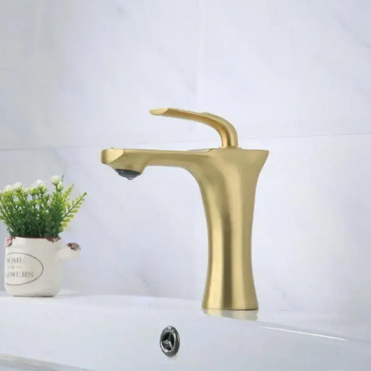 Washbasin akkumulátor, egészségügyi sárgaréz, arany, OD/2066