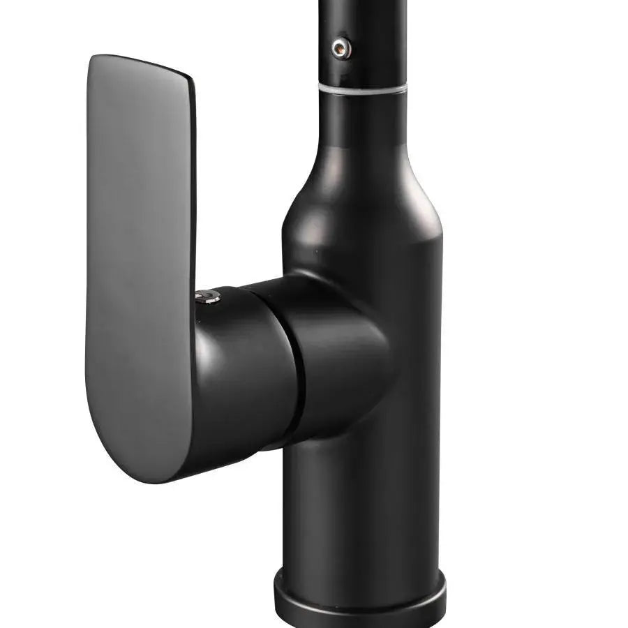 Washbasin akkumulátor, egészségügyi sárgaréz, fekete, ljs/225b