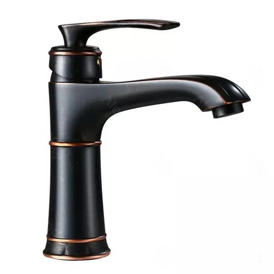 Washbasin akkumulátor, egészségügyi sárgaréz, fekete, od01/b