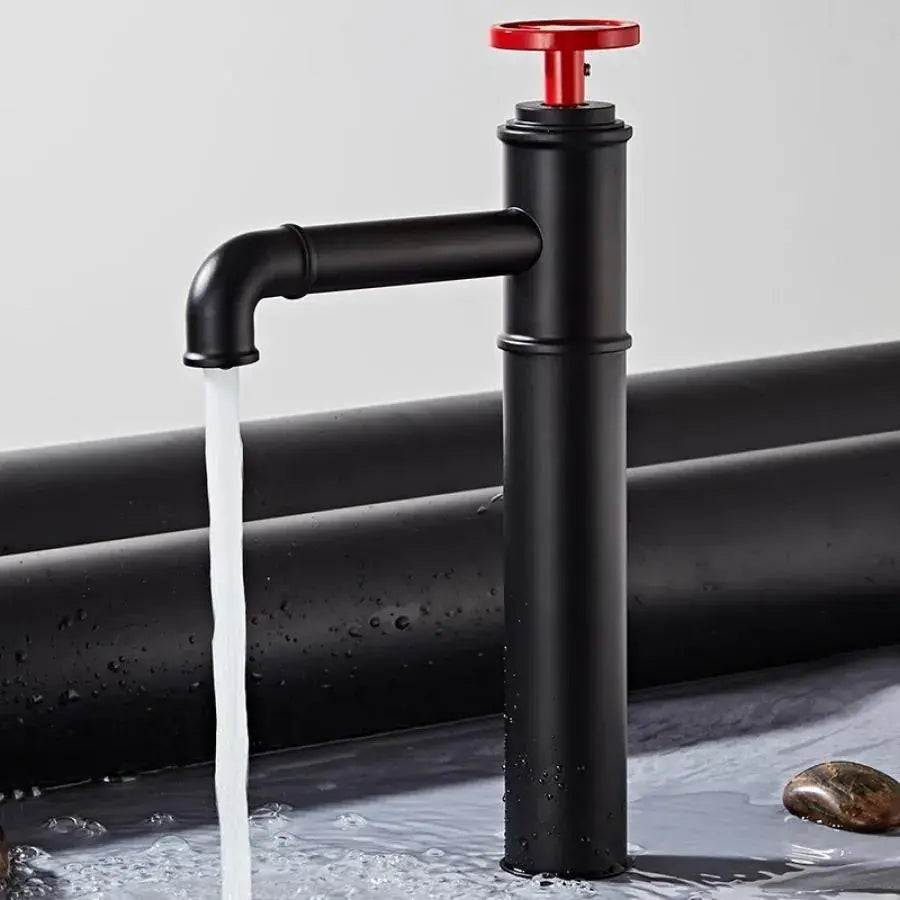 Washbasin akkumulátor, egészségügyi sárgaréz, fekete, od3004
