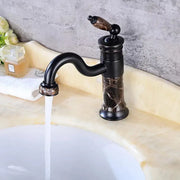 Washbasin akkumulátor, egészségügyi sárgaréz, fekete, wzy/313