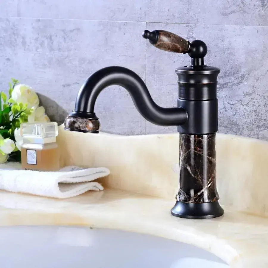 Washbasin akkumulátor, egészségügyi sárgaréz, fekete, wzy/313