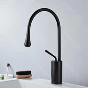 Washbasin akkumulátor, egészségügyi sárgaréz, fekete, wzy/327/b