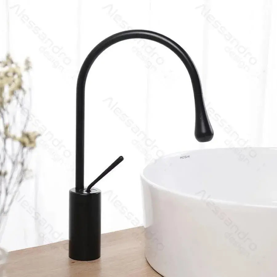 Washbasin akkumulátor, egészségügyi sárgaréz, fekete, wzy/327/b