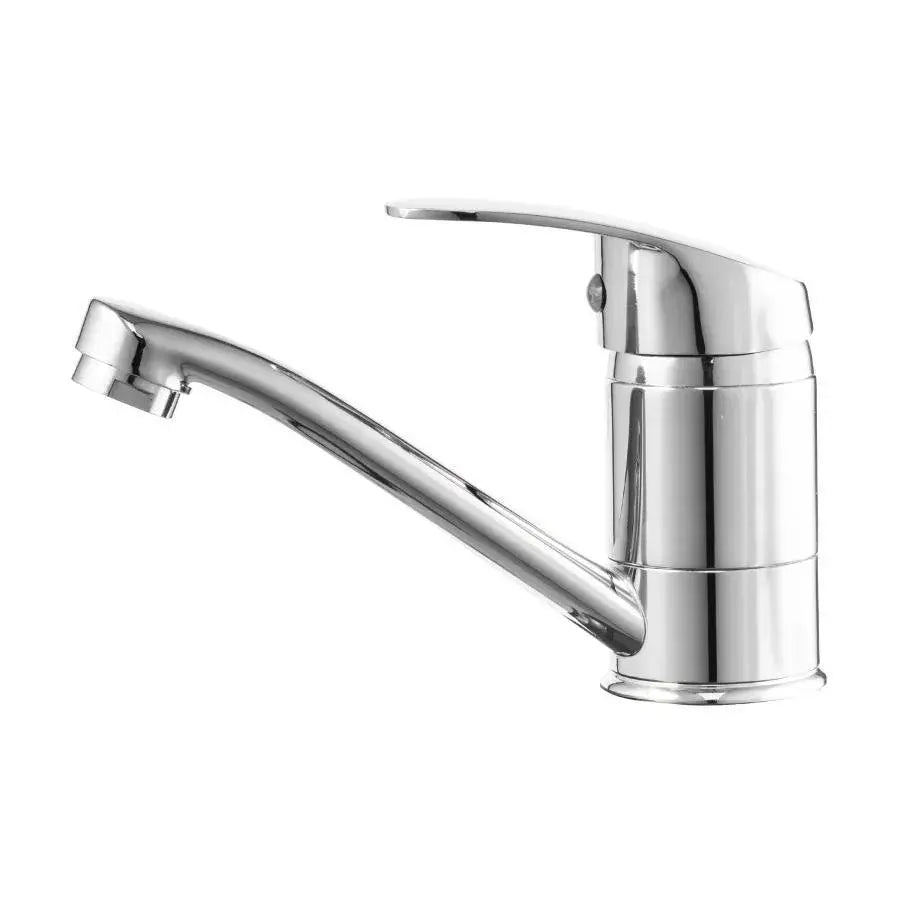 Washbasin akkumulátor, forgócső, 15 cm hosszúság, kerámia patron, króm, a csatlakozás tartalmaz
