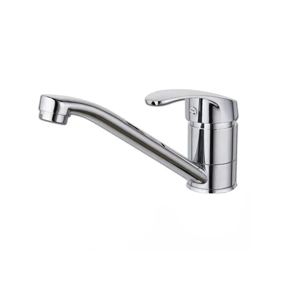 Washbasin akkumulátor, forgócső, 15 cm hosszúság, kerámia patron, króm, a csatlakozás tartalmaz