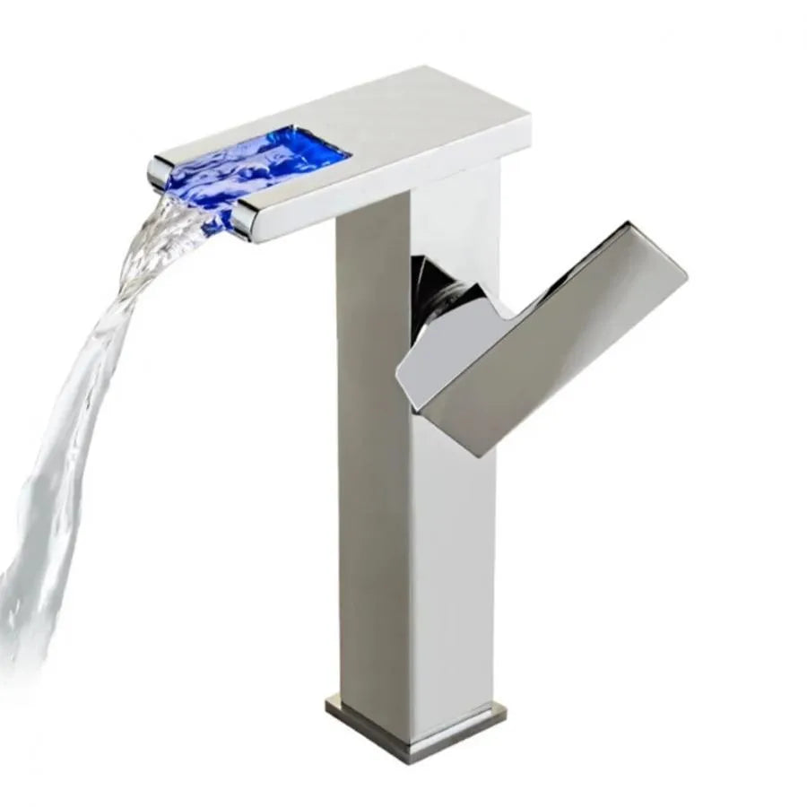 Washbasin akkumulátor, RGB fény, színváltozás a víz hőmérsékletétől függően, OD3013