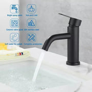 Washbasin akkumulátor, rozsdamentes acél 304, fekete, hs/ly007