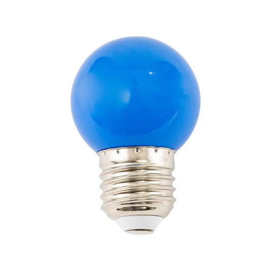 LED izzó, E27, 2W, kék
