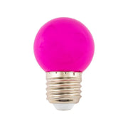LED izzó, E27, 2W, lila
