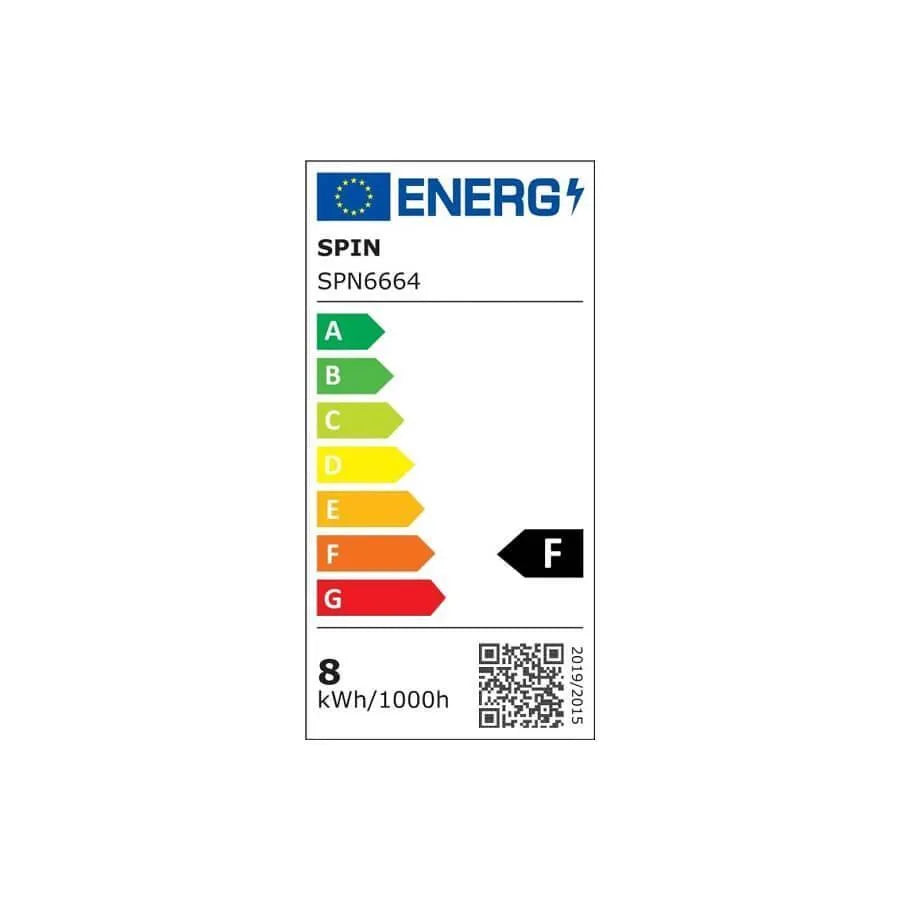 LED filum LED BEC G125 E27 8W 2500K
